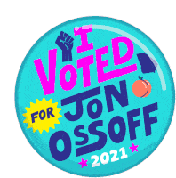 Ossoff Georgia Runoff Sticker - Ossoff Georgia Runoff Jon Ossoff Stickers