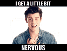 Shawn Mendes Nervous GIF - Shawn Mendes Nervous I Get A Little Bit GIFs