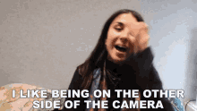 I Like Being On The Other Side Of The Camera Krewella GIF - I Like Being On The Other Side Of The Camera Krewella I Like Filming GIFs