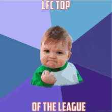 Liverpool Top Of The League GIF - Liverpool Top Of The League Success Kid GIFs