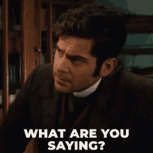 What Are You Saying Llewellyn Watts GIF - What Are You Saying Llewellyn Watts Murdoch Mysteries GIFs