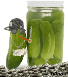 Gangsta Pickle Pickle Appreciation Day GIF - Gangsta Pickle Pickle Appreciation Day Pickle Day GIFs