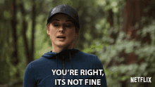 Youre Right Its Not Fine Melinda Monroe GIF - Youre Right Its Not Fine Melinda Monroe Alexandra Breckenridge Virgin River New Beginnings GIFs