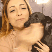 Kissing My Dog Debora Spiga GIF - Kissing My Dog Debora Spiga Debby Arts GIFs