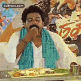 When You Are Full But Still Continues To Eat.Gif GIF - When You Are Full But Still Continues To Eat Singamuthu Comedian GIFs
