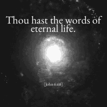 Thou Hast The Words Of Eternal Life Vacuum GIF - Thou Hast The Words Of Eternal Life Vacuum Portal GIFs