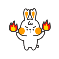 White Rabbit Sticker - White Rabbit Firen Stickers