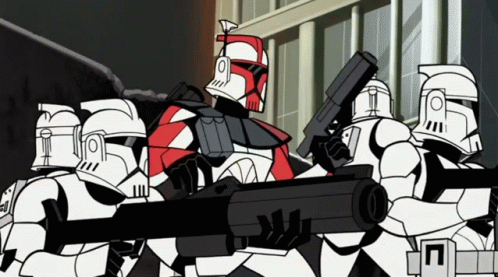 Galactic Republic,ARC Troopers,Captain Fordo,gif,animated gif,gifs,meme.