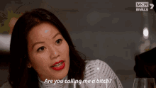 Are You Calling Me A Bitch Sophia GIF - Are You Calling Me A Bitch Sophia My Kitchen Rules The Rivals GIFs