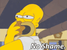 No Shame GIF - No Shame Homer GIFs