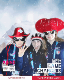 Peace Out Youth Olympic Games GIF - Peace Out Youth Olympic Games Posing GIFs