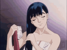Anime Brush GIF - Anime Brush Hair GIFs