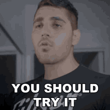 You Should Try It Rudy Ayoub GIF - You Should Try It Rudy Ayoub Give It A Try GIFs