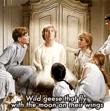 Julie Andrews Sound Of Music GIF - Julie Andrews Sound Of Music Geese GIFs
