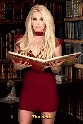 Britney Spears The End GIF - Britney Spears The End Closed Book GIFs