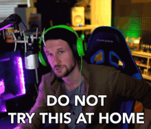 do not try this at home warning trying dont try dont do this