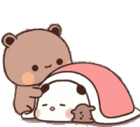 Bear Panda Sticker - Bear Panda Sleep Stickers