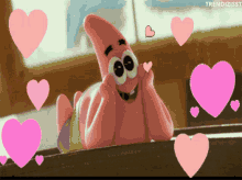 Love Hearts GIF - Love Hearts Patrick Star GIFs