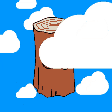 Clouds Log GIF - Clouds Log Nosedive GIFs