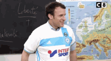 Emmanuel Macron GIF - Emmanuel Macron Om Olympique De Marseille GIFs