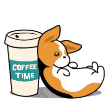 Coffee Time GIF - Coffee Time Dog Doggo GIFs