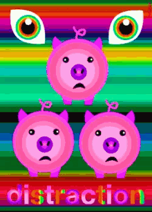 Distraction Pigs GIF - Distraction Pigs Hypnotize GIFs