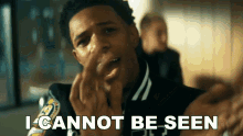 I Cannot Be Seen A Boogie Wit Da Hoodie GIF - I Cannot Be Seen A Boogie Wit Da Hoodie Look Back At It Song GIFs
