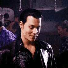 johnny depp donnie brasco smile laugh laughing
