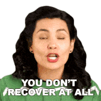 You Dont Recover At All Trina Espinoza Sticker - You Dont Recover At All Trina Espinoza Seeker Stickers