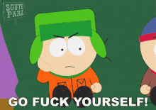 Go Fuck Yourself Kyle Broflovski GIF - Go Fuck Yourself Kyle Broflovski South Park GIFs
