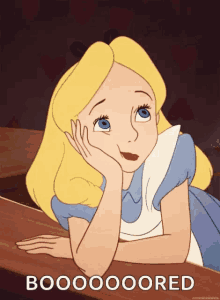 Alice In Wonderland Boring GIF - Alice In Wonderland Alice Boring GIFs