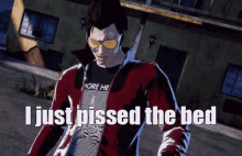 No More Hero No More Heroes GIF - No More Hero No More Heroes I Just Pissed The Bed GIFs