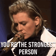 Youre The Strongest Person Brandi Carlile GIF - Youre The Strongest Person Brandi Carlile Right On Time Song GIFs