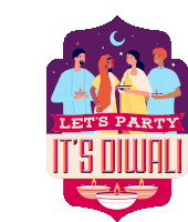 Diwali Happy Diwali Sticker - Diwali Happy Diwali Deepawali Stickers