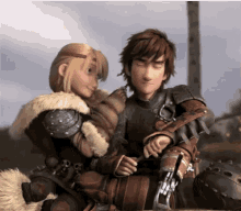 Hiccup Astrid GIF - Hiccup Astrid Kiss GIFs