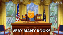 Very Many Books Ronald T Rump GIF - Very Many Books Ronald T Rump Party Wars GIFs