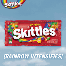 skittles rainbow intensifies rainbow candy candies