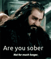 Are You Sober GIF - Are You Sober Not For Much Longer GIFs