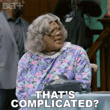 Thats Complicated Tyler Perry GIF - Thats Complicated Tyler Perry Madea GIFs