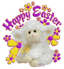 Happy Easter Easter Lamb GIF - Happy Easter Easter Lamb Easter Basket GIFs