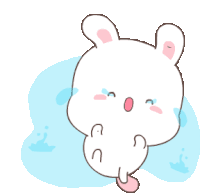 Bunny Cute Sticker - Bunny Cute Kawaii Stickers