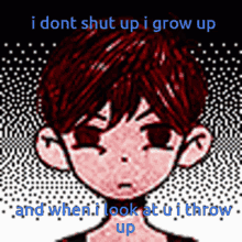 I Dont Shut Up I Grow Up GIF - I Dont Shut Up I Grow Up Omori GIFs
