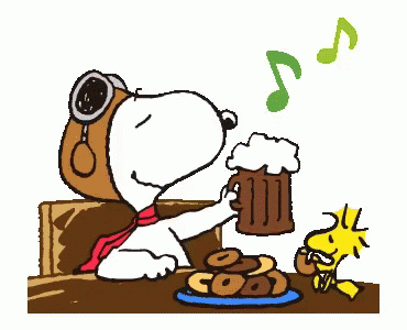Snoopy Cheers GIF - Snoopy Cheers Woodstuck - Discover & Share GIFs