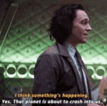 Loki Think GIF - Loki Think Somethings Happening GIFs