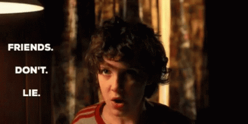 Friends Dont Lie Stranger Things GIF - Friends Dont Lie Stranger Things Eleven GIFs