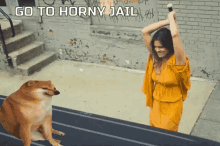 Katie Nolan Bonk Doge GIF - Katie Nolan Bonk Doge Horny Jail GIFs