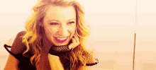 blake lively smile laugh giggle smh