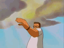 Hank And Bobby Playing Football - King Of The Hill GIF - King Of The Hill Hank Hill Hank GIFs