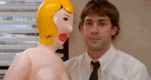 Embarrassing GIF - Theoffice Blowupdoll GIFs