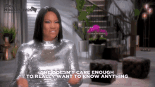 Garcelle Rhobh Dont Care Not Care Enough GIF - Garcelle Rhobh Dont Care Not Care Enough Garcelle Beauvais GIFs